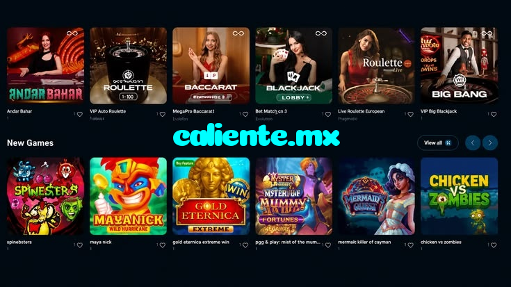 caliente.mx casino presented on mobile device in Pakistan with slots and live games